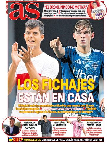 Las portadas de AS de octubre