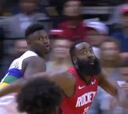 Este chico va muy en serio: Zion regala una de las jugadas del año en la cara de Harden