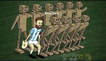 Revisa los memes que dejó la derrota de Argentina ante Brasil