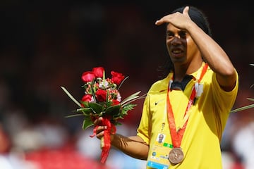 El 23 de agosto de 2008 Ronaldinho se colgó la medalla de bronce de los Juegos Olímpicos de Pekín. 
 