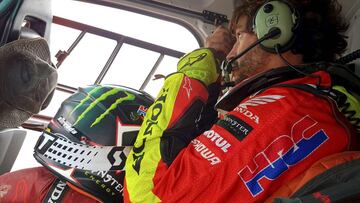Joan Barreda abandona el Dakar evacuado en helic¨®ptero