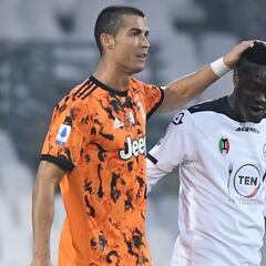 El gesto de Cristiano que dejó en "shock" a un jugador del Spezia