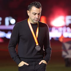 Xavi, una pizarra y un discurso en crisis