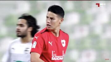 La criticada reacción de James por una supuesta falta