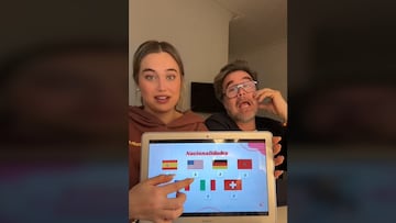 Analiza delante de su padre a quiénes ha besado en 2024 y ojo a lo que hace él