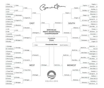 Bracket de picks de Barack Obama