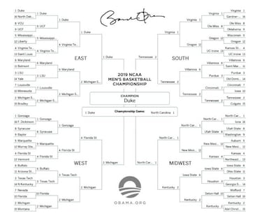 Barack Obama da predicciones para el March Madness