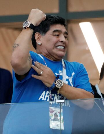¿Argentina, eliminada? Rostros de Messi, Maradona y la afición