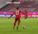 No hay muchos centrales que puedan hacer esto: el notable pase gol de Alaba en Bayern