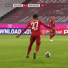 No hay muchos centrales que puedan hacer esto que hizo Alaba ayer...