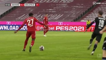 No hay muchos centrales que puedan hacer esto que hizo Alaba ayer...