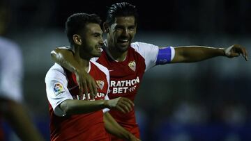 Nolito marc&oacute;, de penalti, el s&aacute;bado en el primer amistoso del Sevilla en esta pretemporada. 