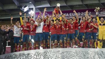 La selección en la Eurocopa pasada.