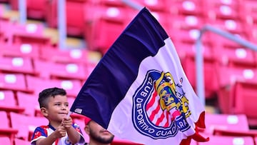 fans o Aficon during the 5th round match between Guadalajara and FC Juarez as part of the Liga BBVA MX, Torneo Apertura 2025 at Akron Stadium, on August 16, 2025 in Guadalajara, Jalisco, Mexico.