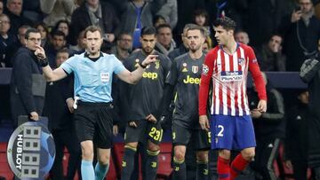 20/02/19   PARTIDO DE CHAMPIONS LEAGUE OCTAVOS IDA ATLETICO DE MADRID  -  JUVENTUS   GOL ANULADO MORATA VAR