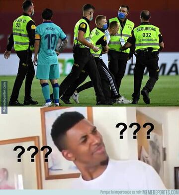 El nuevo look de Messi y Braithwaite, protagonistas de los memes