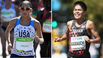 Linden and Kawauchi win Boston Marathon