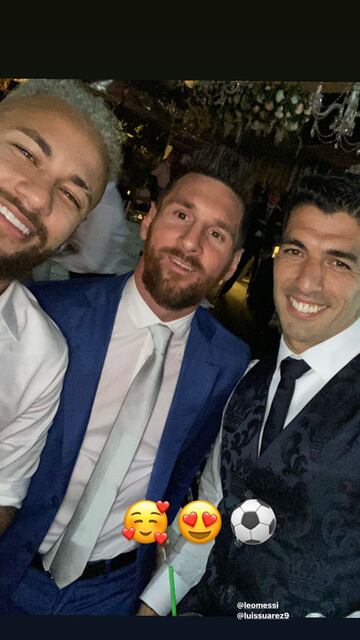 Neymar, Messi y Luis Suárez.