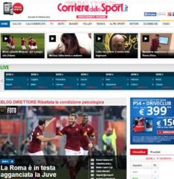 Portadas de la prensa extranjera