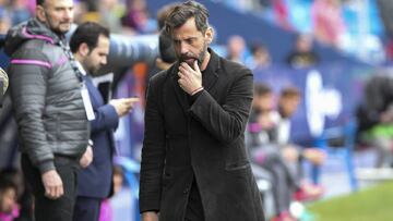  Head coach of RCD Espa&ndash;ol Quique Sanchez Flores before  spanish La Liga match between Levante UD vs RCD Espanyol  at Ciutat de Valencia  Stadium on March 04, 2018.