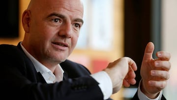 El presidente de la FIFA Infantino.