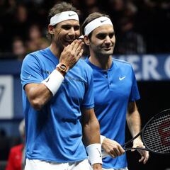 Nadal y Federer hacen historia: se estrenan juntos con victoria