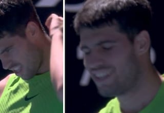 Lluvia de propuestas atrevidas a Alcaraz desde la grada en pleno partido: ‘Carlitos’ no daba crédito