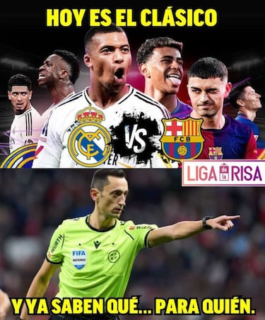 El Clásico y Simeone, protagonistas de los memes de la jornada