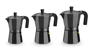 La cafetera italiana Monix más vendida en Amazon.