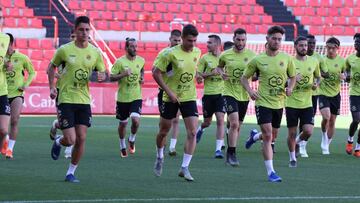 Entrenamiento del Nàstic.