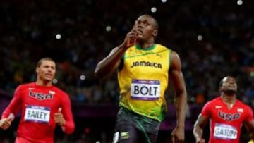 Usain Bolt ilumina Londres