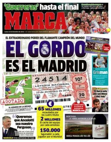 Portadas de la prensa deportiva