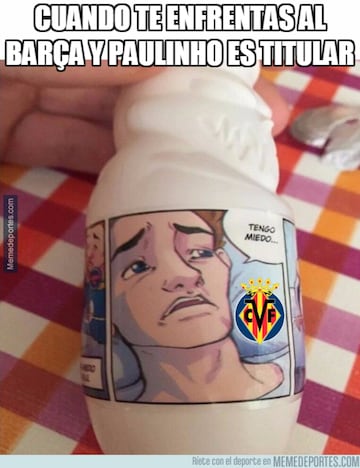 Los mejores memes del Villarreal-Barcelona