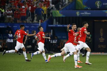 ¡A semifinales! Chile vence y celebra en la Copa América