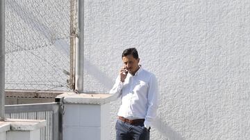 Pablo Longoria, en Paterna.