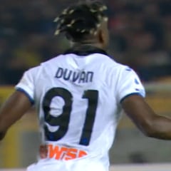 El gol de Duván para terminar su racha de 200 días sin marcar