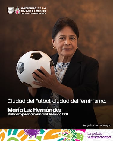 Gobierno de CDMX reconoce el legado de las futbolistas del 71 en el marco del 8M 