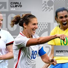 La estadounidense Carli Lloyd es nominada al 'The Best'