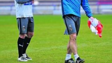 Entrenamiento del Valladolid.