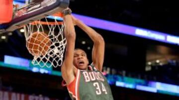 Giannis Antetokounmpo, número 15 del draft de 2013.