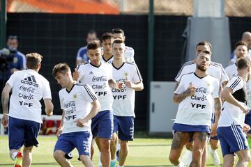 Así fue el entrenamiento de la Selección en Barcelona