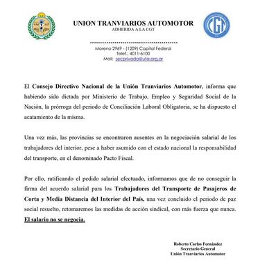 Paro de colectivos: medidas y qué líneas no funcionan hoy, 10 de mayo