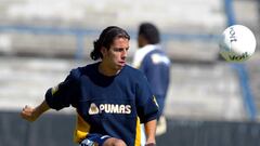 MEXSPORT DIGITAL IMAGE
18 November 2002:  Photo of Horacio Sanchez of Pumas during a training session./Foto de Horacio Sanchez de Pumas durante una sesion de entrenamiento. MEXSPORT/OMAR MARTINEZ