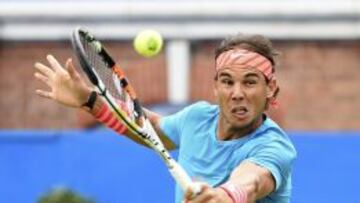 Rafa Nadal, durante el torneo de Queen&#039;s.