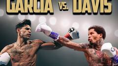Cartel promocional de la velada de boxeo entre Ryan Garcia y Gervonta Davis que se celebrará en Las Vegas en 2023.