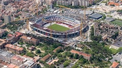 El Barcelona saca pecho con el avance de las obras del Camp Nou