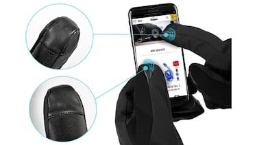 Disfruta esquiando con estos guantes de nieve compatibles con pantallas táctiles