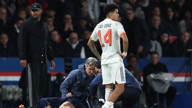 Bayern, sin Díaz en Champions: pierde su tercer arma ofensiva