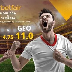 Noruega vs. Georgia: horario, TV, estadísticas, clasificación y pronósticos