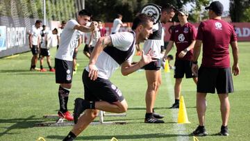 El cuadro 'popular' disputó dos encuentros amistosos ante Santiago Morning.